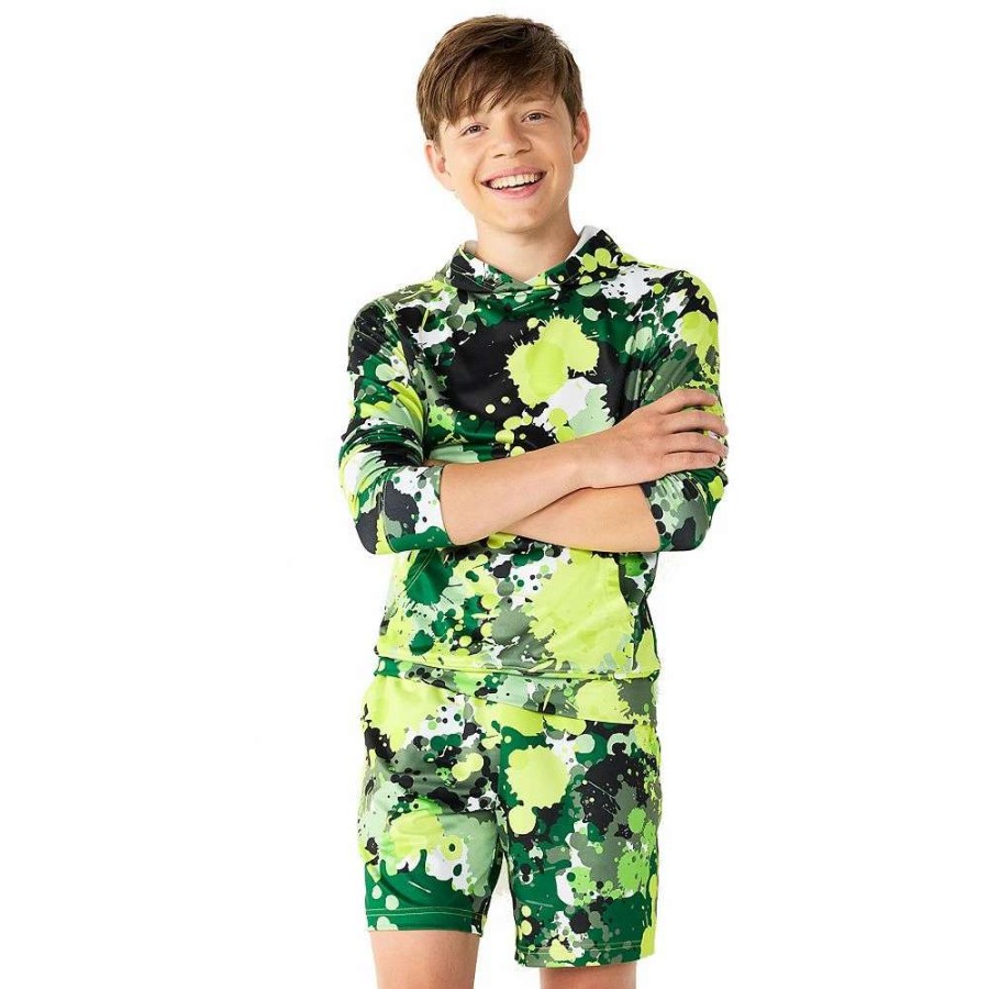 Bottoms * | Boys 8-20 Tek Gear Printed Jersey Shorts In Regular & Husky