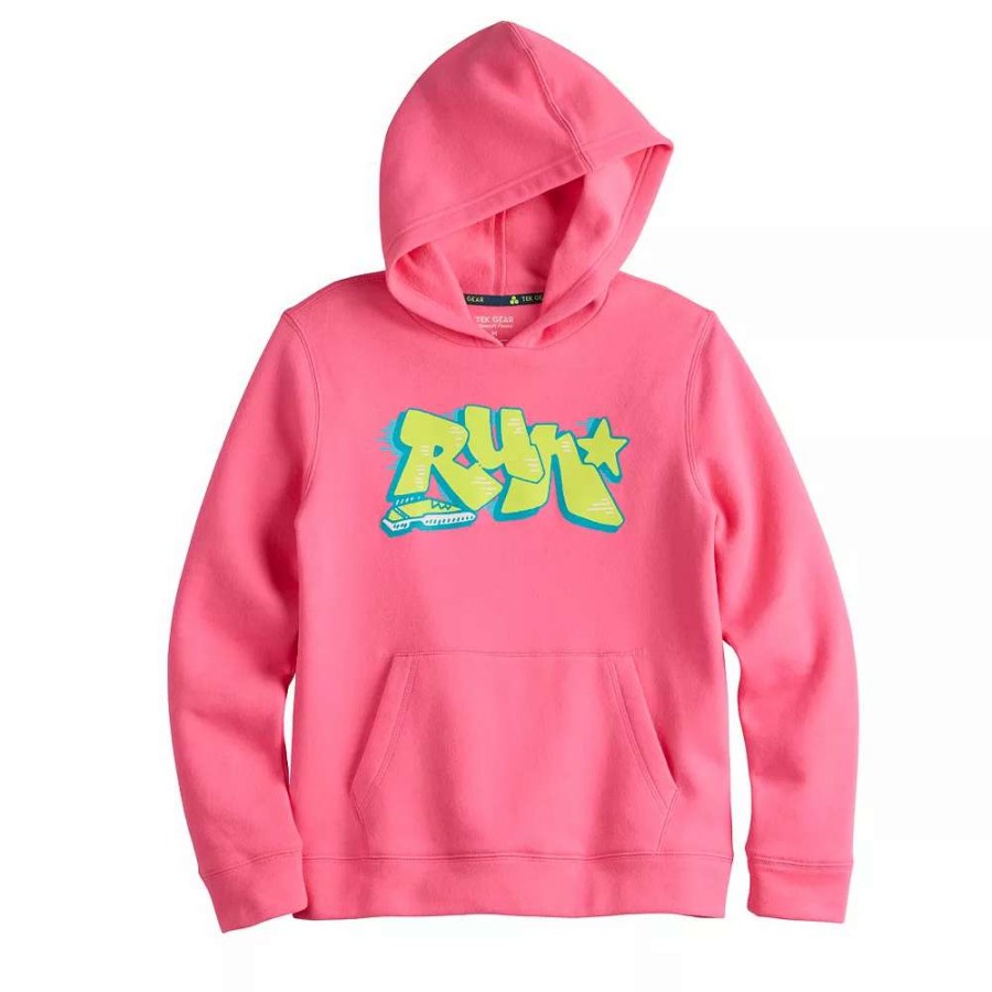 Tops * | Kids 7-20 Tek Gear Graphic Ultrasoft Fleece Hoodie In Regular & Husky