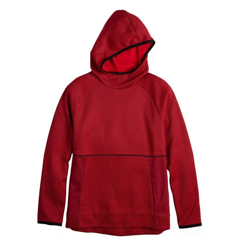 Tops * | Boys 8-20 Tek Gear Performance Fleece Hoodie In Regular & Husky