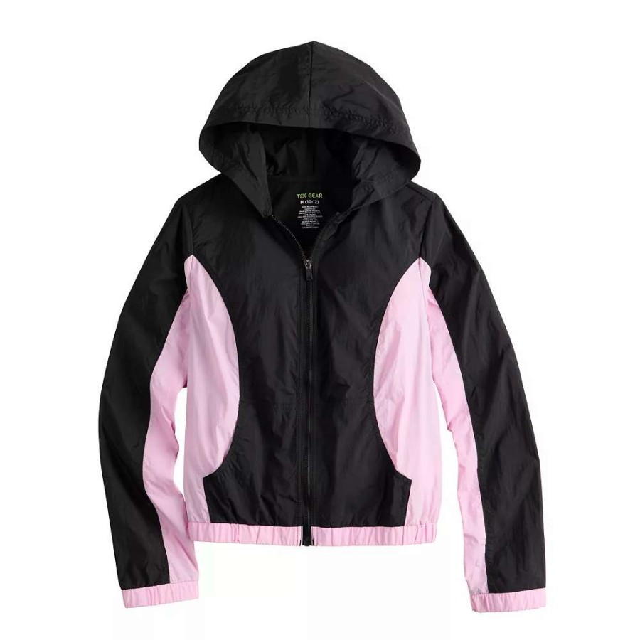 Tops * | Kids 7-20 Tek Gear Colorblock Windbreaker Jacket