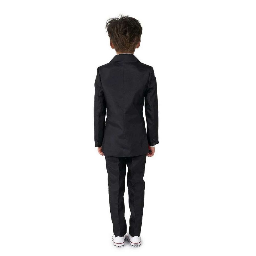 Clothing Sets * | Boys 4-16 Suitmeister Skeleton Grunge Black Halloween Suit