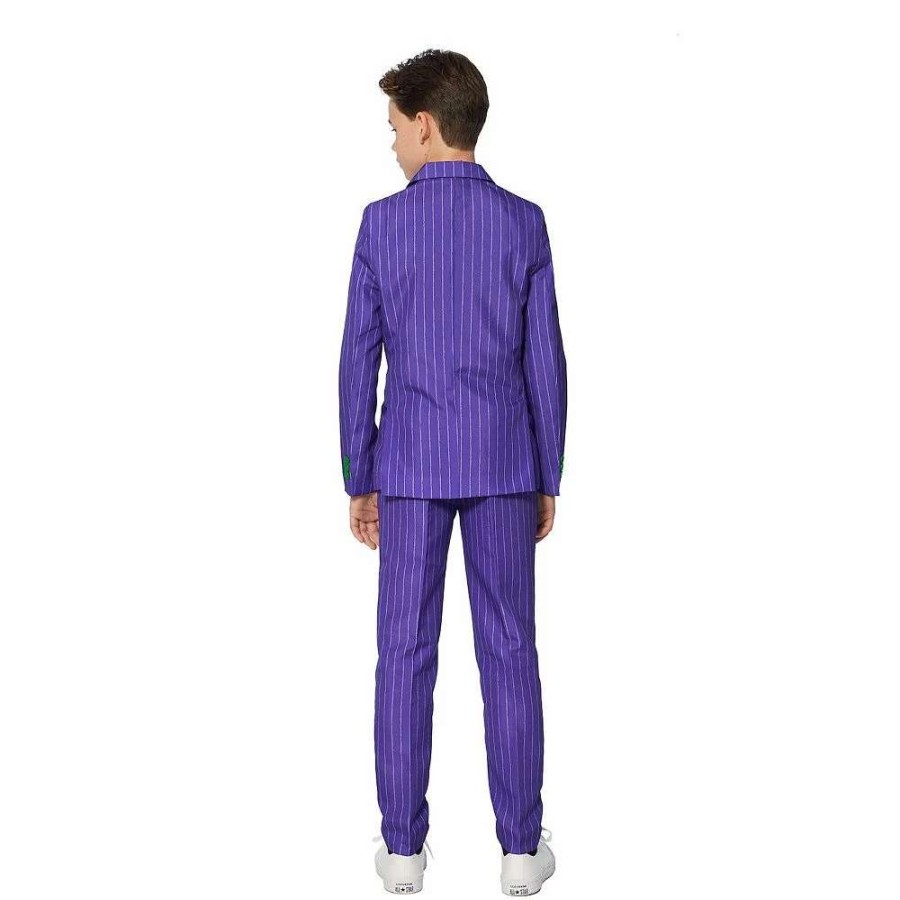 Clothing Sets * | Boys 4-16 Suitmeister Dc Comics The Joker Halloween Suit Set