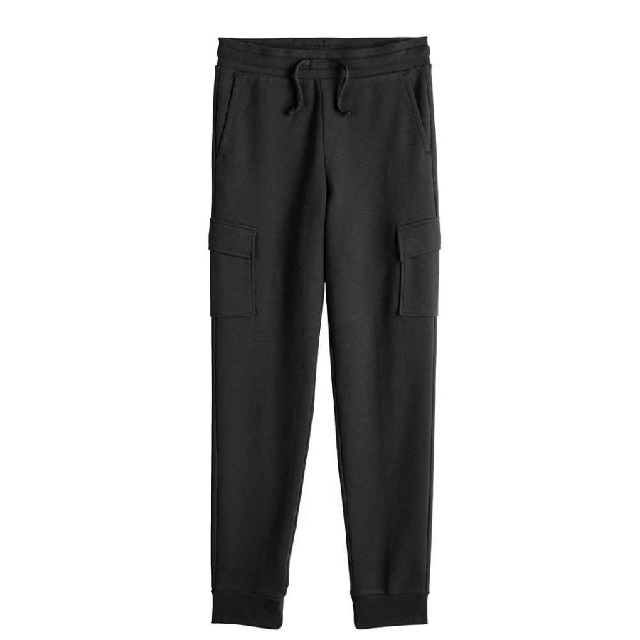 Bottoms * | Kids 7-20 Tek Gear Ultrasoft Fleece Cargo Joggers