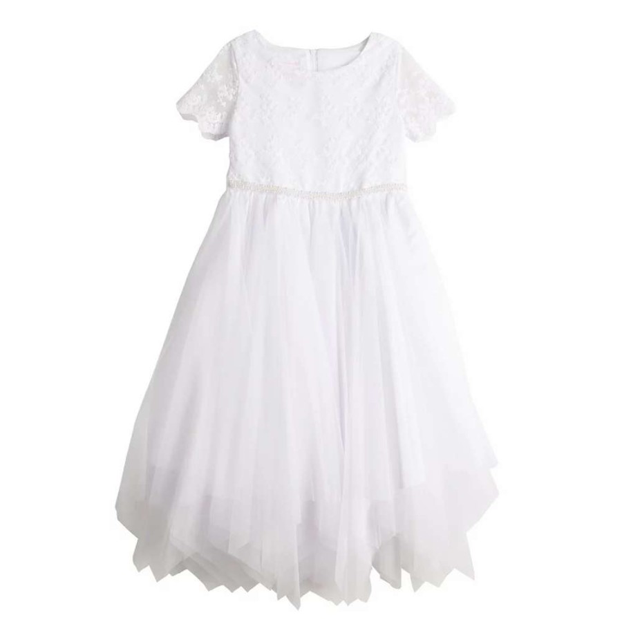 Dresses * | Girls 7-12 Bonnie Jean First Communion Dress