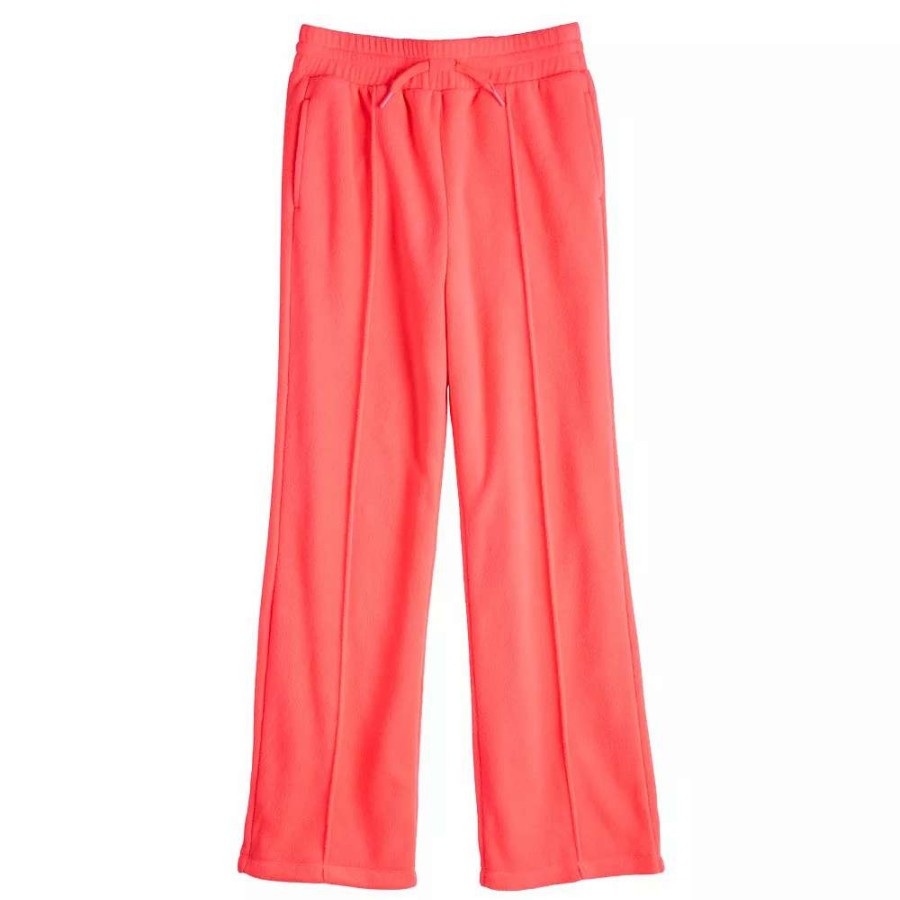 Bottoms * | Girls 7-20 Tek Gear Microfleece Wide-Leg Pants In Regular & Plus