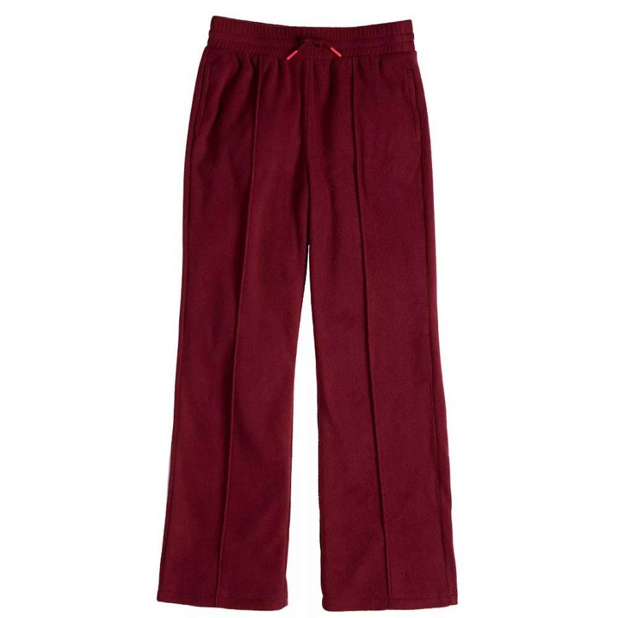 Bottoms * | Girls 7-20 Tek Gear Microfleece Wide-Leg Pants In Regular & Plus