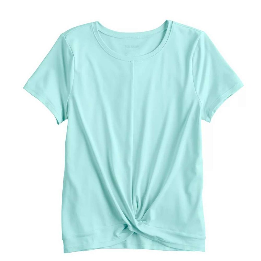 Tops * | Girls 7-16 Tek Gear Soft Tek Twist Hem Tee In Regular & Plus