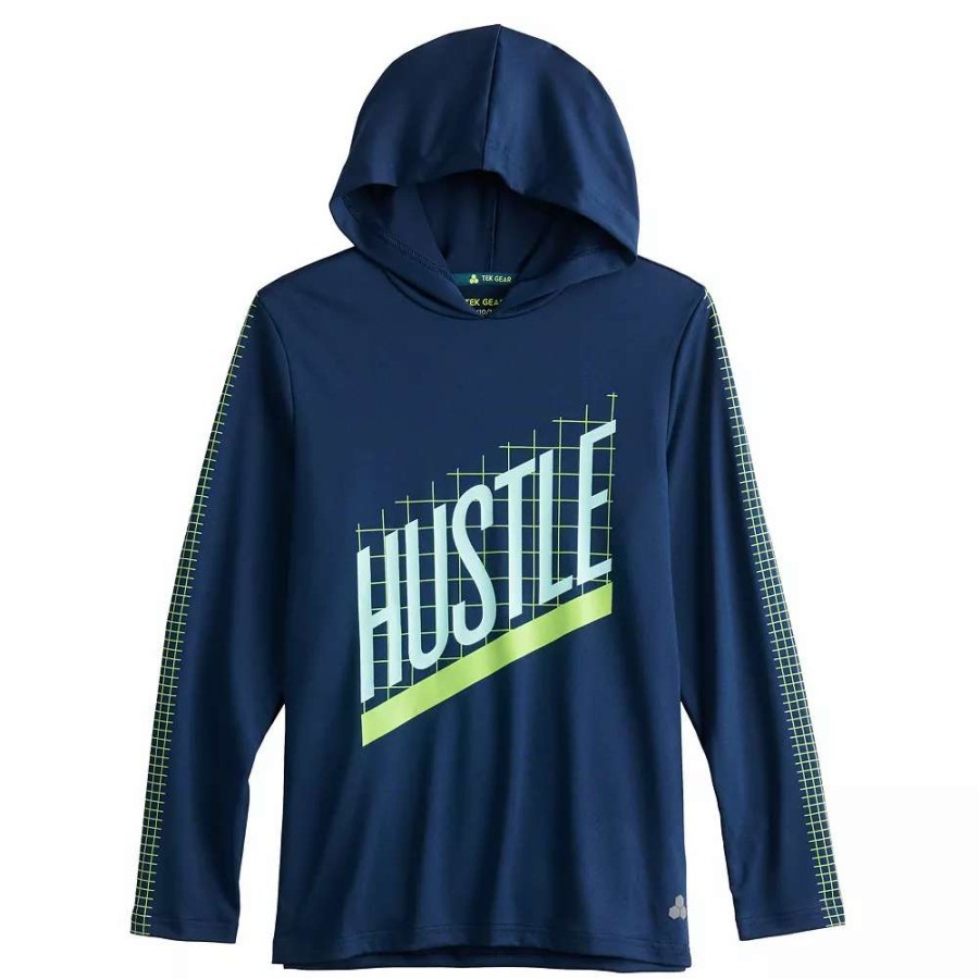 Tops * | Boys 8-20 Tek Gear Graphic Hoodie In Regular & Husky