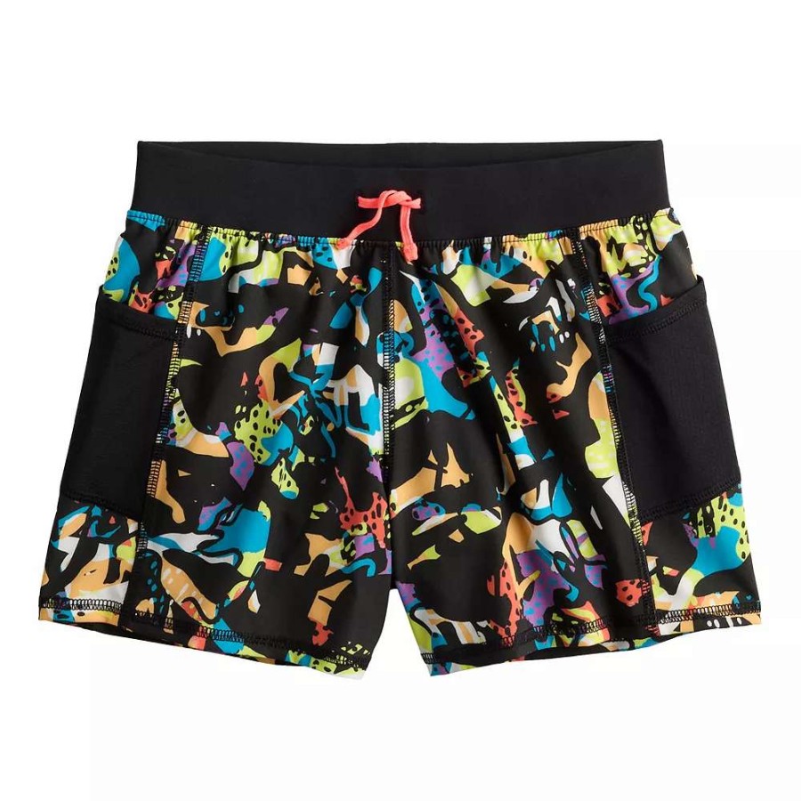 Bottoms * | Girls 7-16 Tek Gear Pride Woven Running Shorts