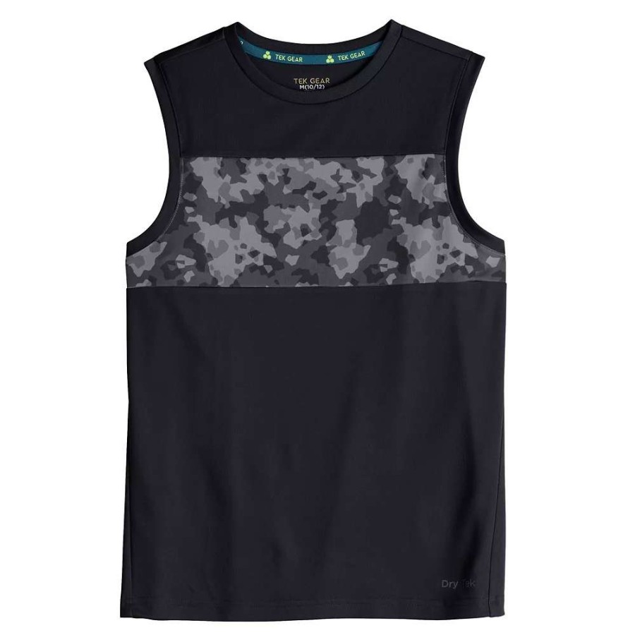 Tops * | Boys 8-20 Tek Gear Dry Tek Muscle Tee In Regular & Husky