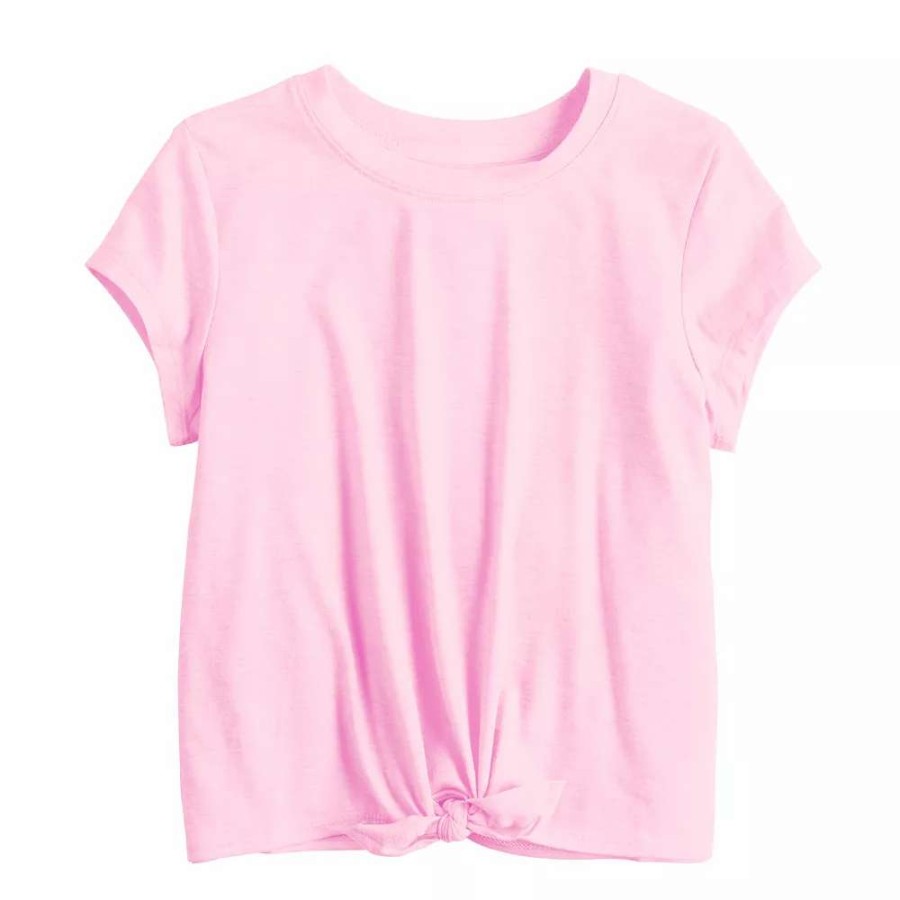 Tops * | Girls 7-16 Tek Gear Knot Front Fashion Tee