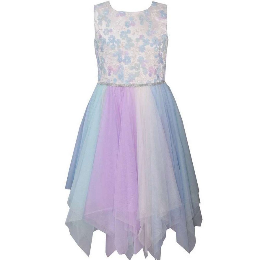 Dresses * | Girls 7-16 & Plus Size Bonnie Jean Rainbow Fairy Hem Dress