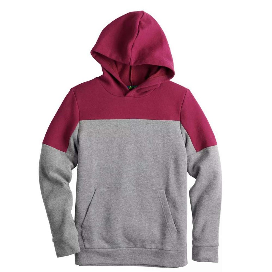 Tops * | Boys 8-20 Tek Gear Ultrasoft Fleece Pullover Hoodie In Regular & Husky