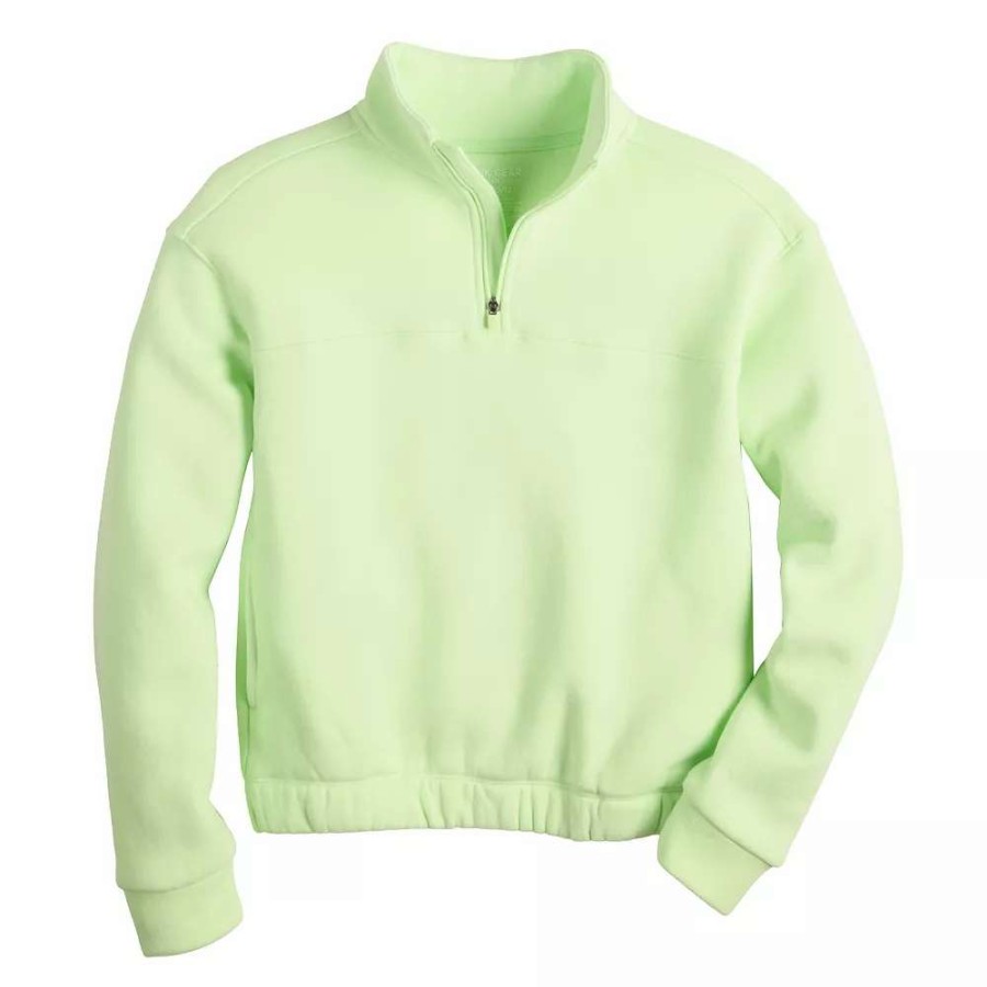 Tops * | Girls 7-16 Tek Gear Ultrasoft Fleece 1/4 Zip Pullover In Regular & Plus