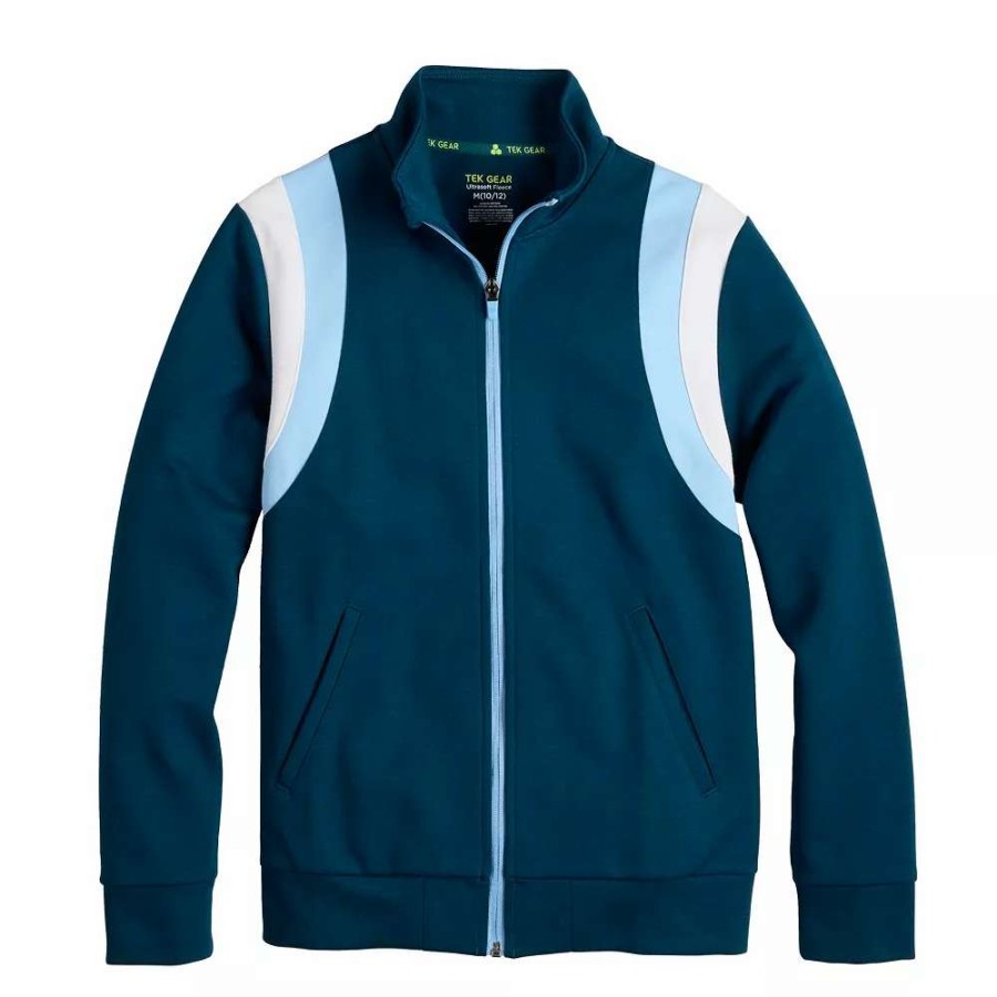 Tops * | Boys 8-20 Tek Gear Track Jacket In Regular & Husky