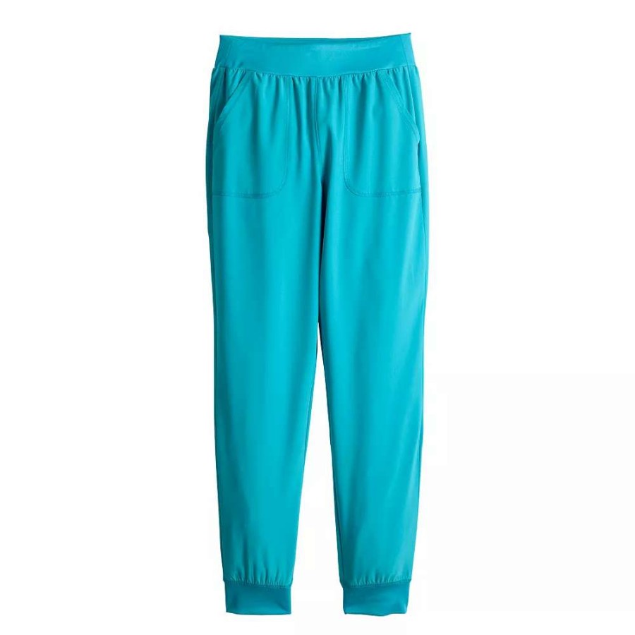 Bottoms * | Girls 7-20 Tek Gear Stretch Woven Easy Joggers In Regular & Plus