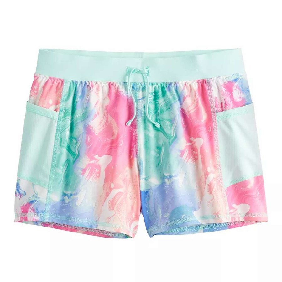 Bottoms * | Girls 7-16 Tek Gear Woven Running Shorts In Regular & Plus Size