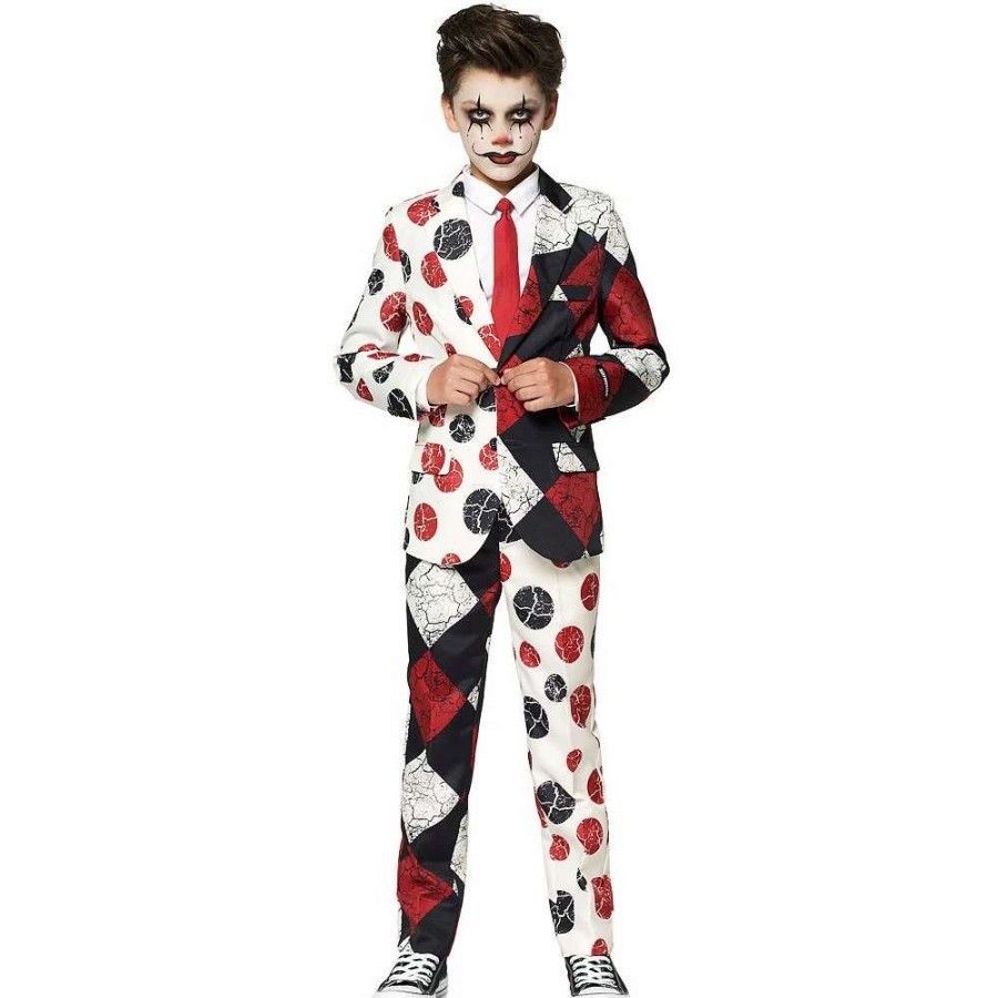 Clothing Sets * | Boys 4-16 Suitmeister Vintage Clown Halloween Suit